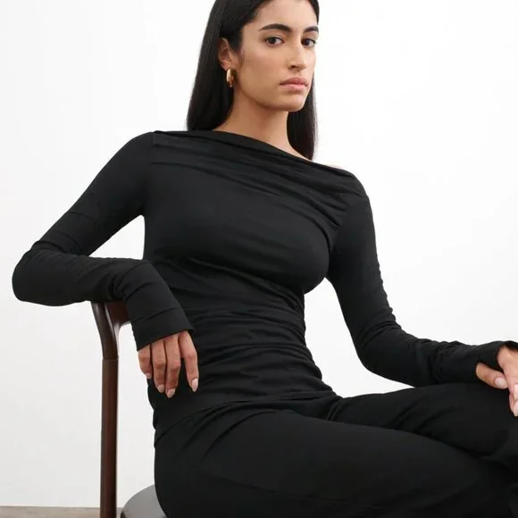 Marcella black Cooper top large nwt - Picture 5 of 12